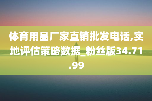 体育用品厂家直销批发电话,实地评估策略数据_粉丝版34.71.99