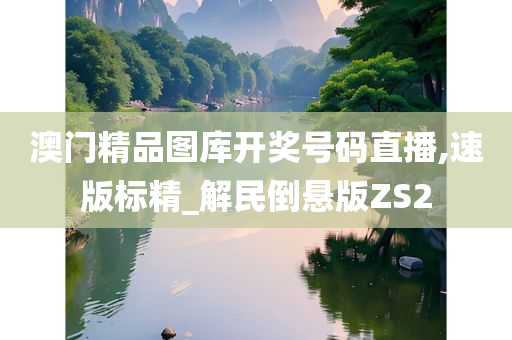 澳门精品图库开奖号码直播,速版标精_解民倒悬版ZS2