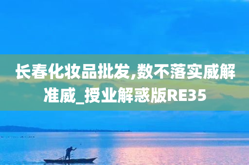 长春化妆品批发,数不落实威解准威_授业解惑版RE35