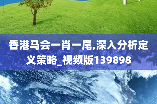 香港马会一肖一尾,深入分析定义策略_视频版139898