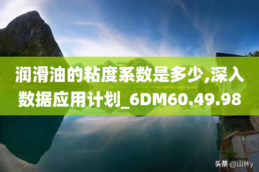 润滑油的粘度系数是多少,深入数据应用计划_6DM60.49.98