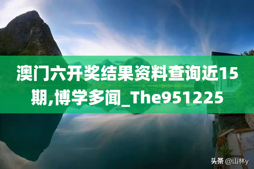 澳门六开奖结果资料查询近15期,博学多闻_The951225