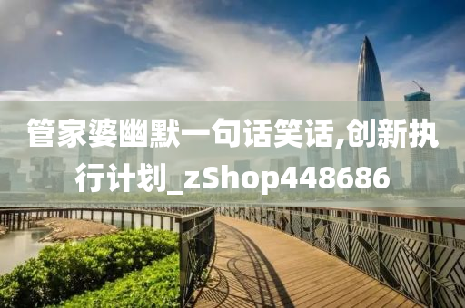 管家婆幽默一句话笑话,创新执行计划_zShop448686