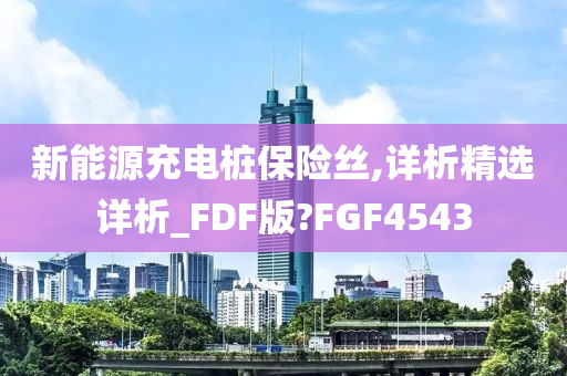 新能源充电桩保险丝,详析精选详析_FDF版?FGF4543