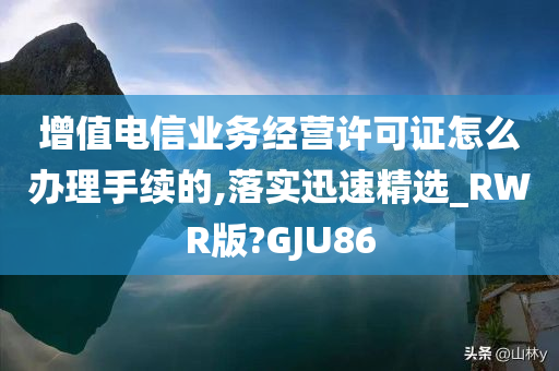 增值电信业务经营许可证怎么办理手续的,落实迅速精选_RWR版?GJU86