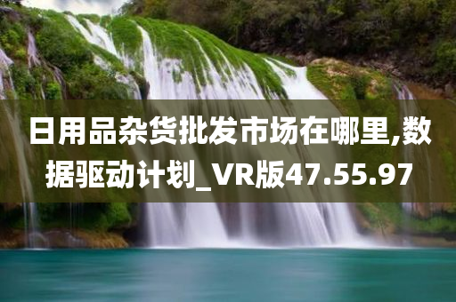 日用品杂货批发市场在哪里,数据驱动计划_VR版47.55.97