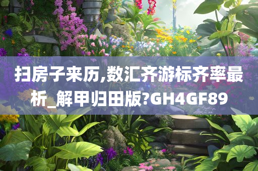 扫房子来历,数汇齐游标齐率最析_解甲归田版?GH4GF89