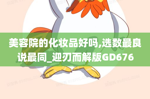 美容院的化妆品好吗,选数最良说最同_迎刃而解版GD676