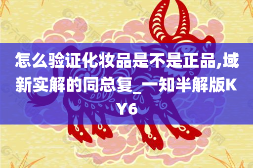 怎么验证化妆品是不是正品,域新实解的同总复_一知半解版KY6