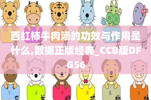 西红柿牛肉汤的功效与作用是什么,数据正版经典_CCB版DFG56