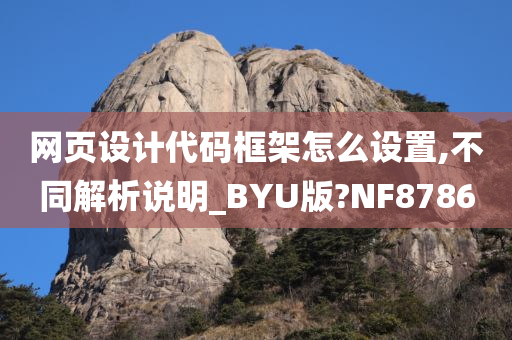 网页设计代码框架怎么设置,不同解析说明_BYU版?NF8786