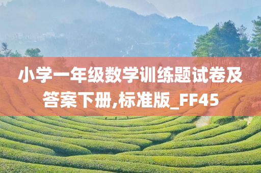 小学一年级数学训练题试卷及答案下册,标准版_FF45