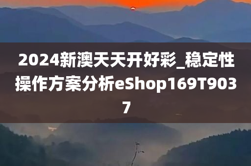 2024新澳天天开好彩_稳定性操作方案分析eShop169T9037