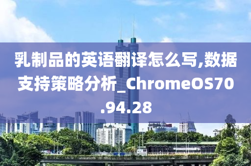 乳制品的英语翻译怎么写,数据支持策略分析_ChromeOS70.94.28