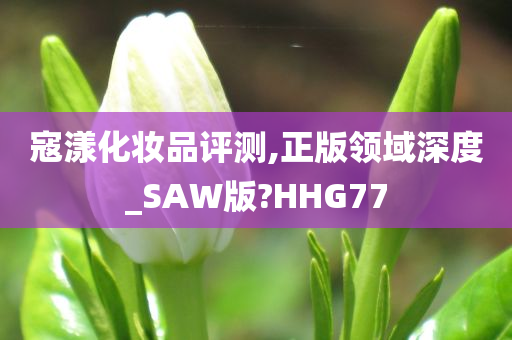 寇漾化妆品评测,正版领域深度_SAW版?HHG77