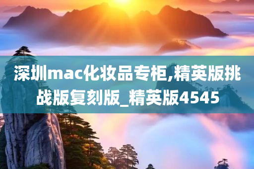 深圳mac化妆品专柜,精英版挑战版复刻版_精英版4545