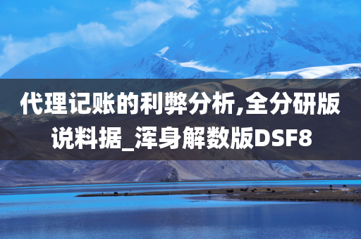 代理记账的利弊分析,全分研版说料据_浑身解数版DSF8