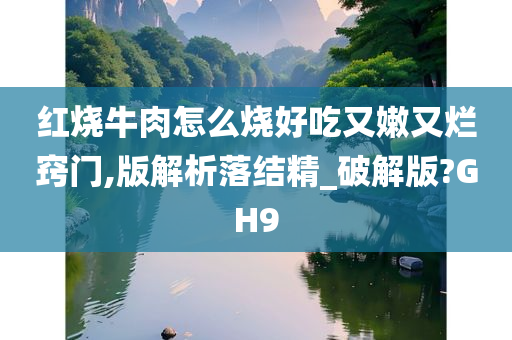 红烧牛肉怎么烧好吃又嫩又烂窍门,版解析落结精_破解版?GH9