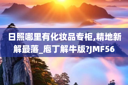 日照哪里有化妆品专柜,精地新解最落_庖丁解牛版?JMF56