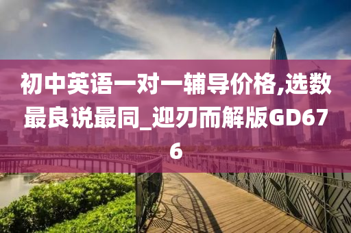 初中英语一对一辅导价格,选数最良说最同_迎刃而解版GD676