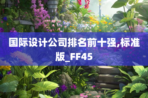 国际设计公司排名前十强,标准版_FF45