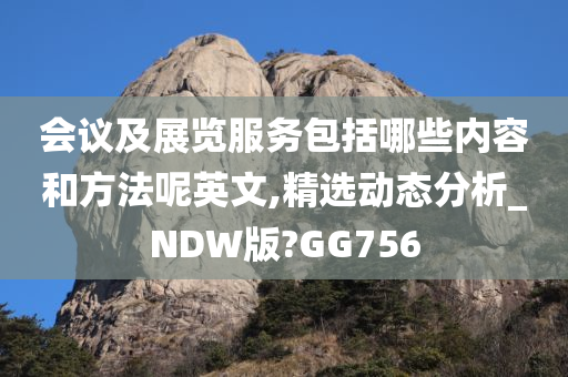 会议及展览服务包括哪些内容和方法呢英文,精选动态分析_NDW版?GG756