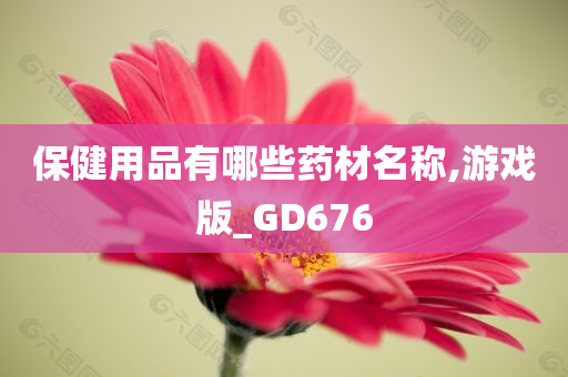 保健用品有哪些药材名称,游戏版_GD676