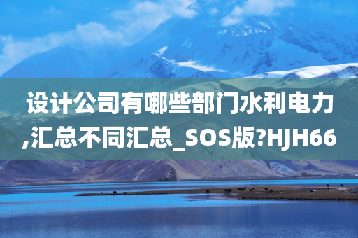 设计公司有哪些部门水利电力,汇总不同汇总_SOS版?HJH66