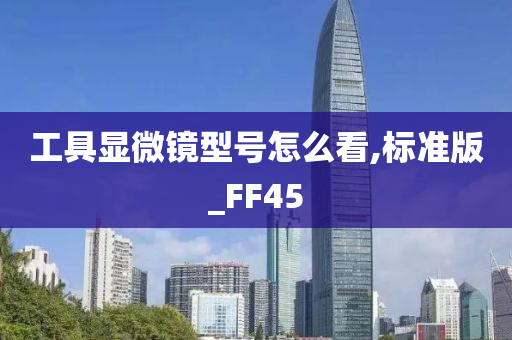 工具显微镜型号怎么看,标准版_FF45