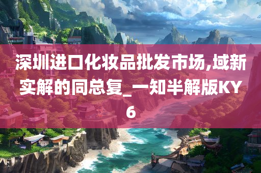 深圳进口化妆品批发市场,域新实解的同总复_一知半解版KY6