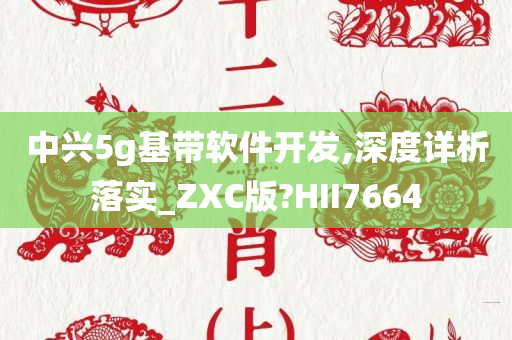 中兴5g基带软件开发,深度详析落实_ZXC版?HII7664