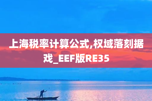 上海税率计算公式,权域落刻据戏_EEF版RE35