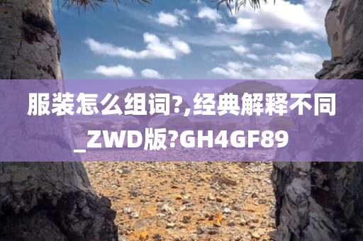 服装怎么组词?,经典解释不同_ZWD版?GH4GF89