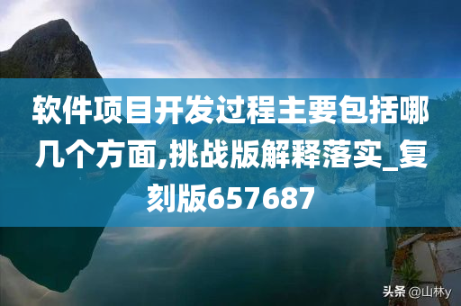 软件项目开发过程主要包括哪几个方面,挑战版解释落实_复刻版657687