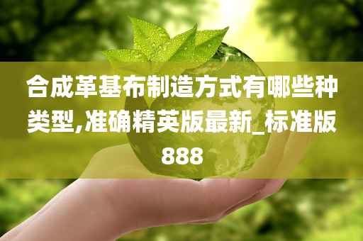 合成革基布制造方式有哪些种类型,准确精英版最新_标准版888