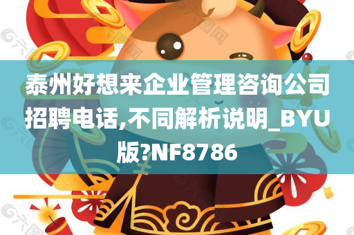 泰州好想来企业管理咨询公司招聘电话,不同解析说明_BYU版?NF8786