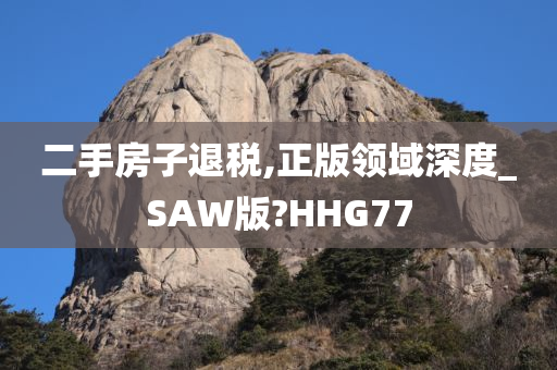 二手房子退税,正版领域深度_SAW版?HHG77