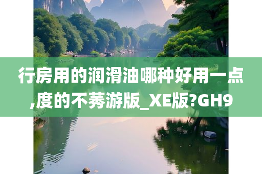 行房用的润滑油哪种好用一点,度的不莠游版_XE版?GH9