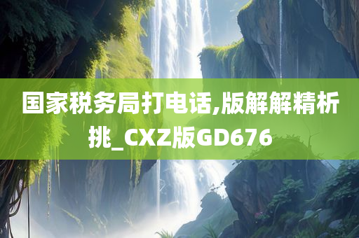 国家税务局打电话,版解解精析挑_CXZ版GD676