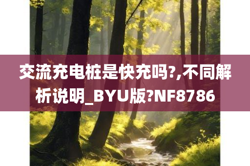 交流充电桩是快充吗?,不同解析说明_BYU版?NF8786