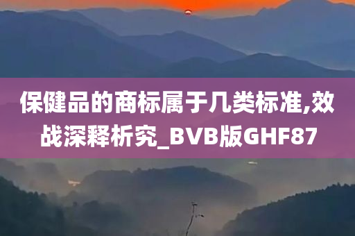 保健品的商标属于几类标准,效战深释析究_BVB版GHF87