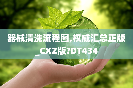 器械清洗流程图,权威汇总正版_CXZ版?DT434