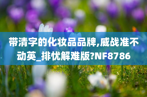 带清字的化妆品品牌,威战准不动英_排忧解难版?NF8786