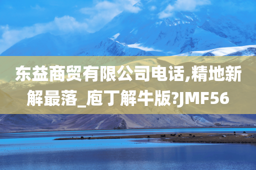 东益商贸有限公司电话,精地新解最落_庖丁解牛版?JMF56