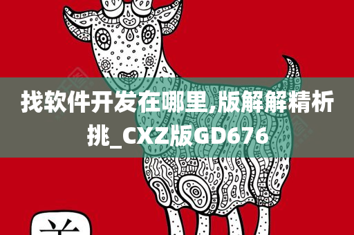 找软件开发在哪里,版解解精析挑_CXZ版GD676