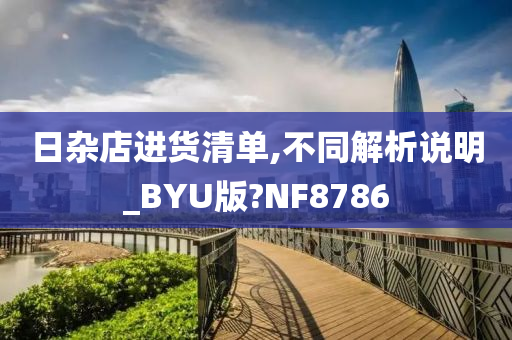 日杂店进货清单,不同解析说明_BYU版?NF8786