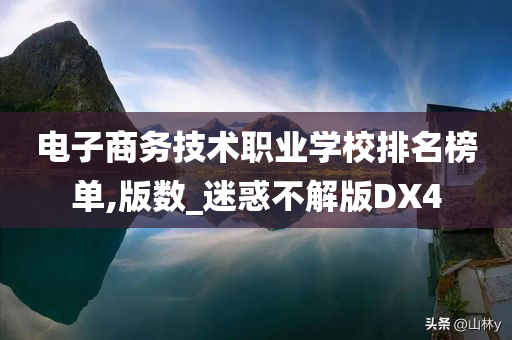 电子商务技术职业学校排名榜单,版数_迷惑不解版DX4