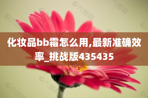 化妆品bb霜怎么用,最新准确效率_挑战版435435