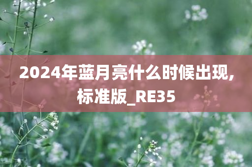 2024年蓝月亮什么时候出现,标准版_RE35