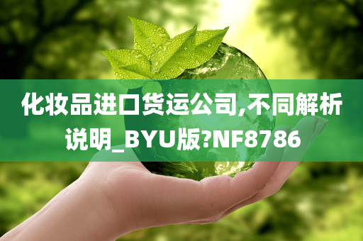 化妆品进口货运公司,不同解析说明_BYU版?NF8786